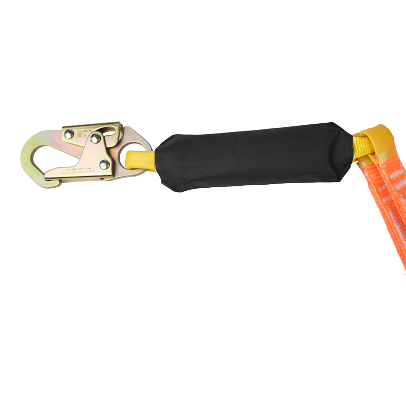 মোটা ওয়েববিং এবং এএনএসআই হুক সহ L19 ফল অ্যারেস্ট টুইন সেফটি ল্যানিয়ার্ড